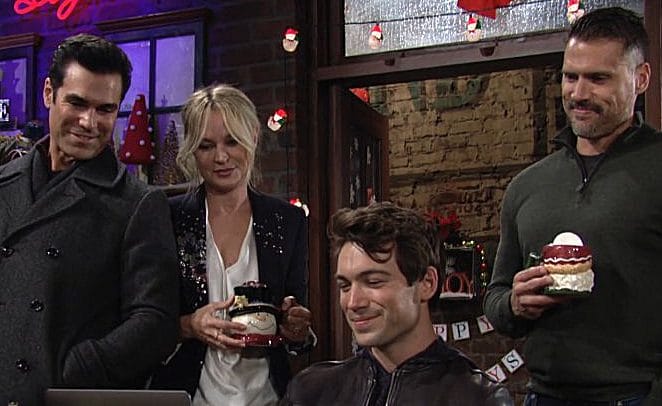 Young and the Restless: Nick Newman (Joshua Morrow) - Sharon Newman (Sharon Case) - Rey Rosales (Jordi Vilasuso) - Noah Newman (Rory Gibson)