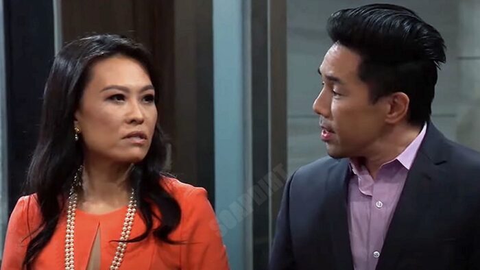 General Hospital: Brad Cooper (Parry Shen) - Selina Wu (Lydia Look)
