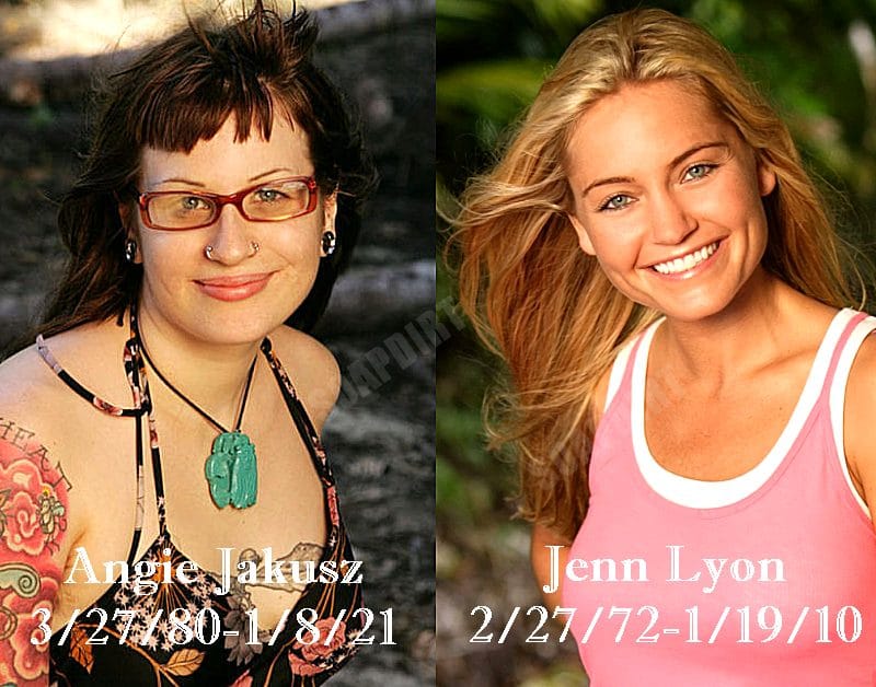Who died Survivor Pulau: Angie Jakusz - Jenn Lyon