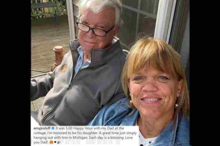 Amy Roloff and father