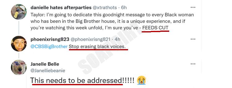 Big Brother feeds cut