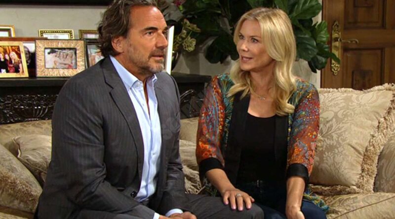 Bold and the Beautiful Spoilers: Brooke Logan (Katherine Kelly Lang) - Ridge Forrester (Thorsten Kaye)