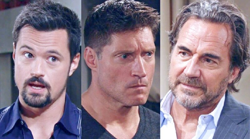 Bold and the Beautiful Spoilers: Ridge Forrester (Thorsten Kaye) - Deacon Sharpe (Sean Kanan) - Thomas Forrester (Matthew Atkinson)
