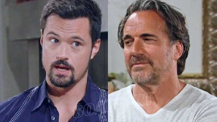 Bold and the Beautiful Spoilers: Ridge Forrester (Thorsten Kaye) - Thomas Forrester (Matthew Atkinson)