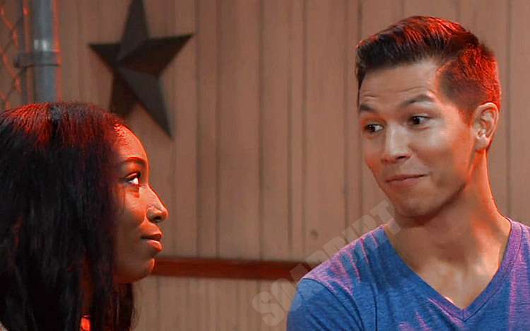 General-Hospital: Trina Robinson (Tabyana Ali) - Rory Cabrera (Michael Kruse)