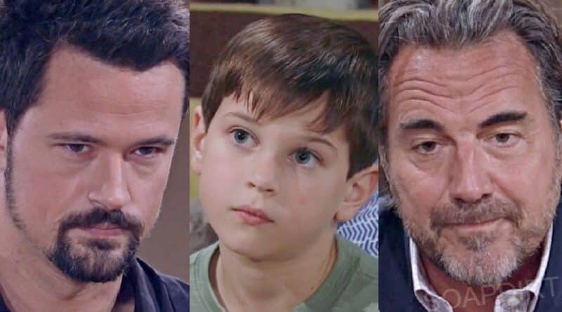 Bold and the Beautiful Spoilers: Ridge Forrester (Thorsten Kaye) - Douglas Forrester (Henry Joseph Samiri) - Thomas Forrester (Matthew Atkinson)