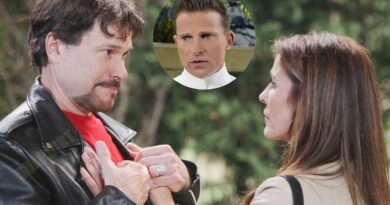 Days of our Lives Comings and Goings: Bo Brady (Peter Reckell) - Hope Brady (Kristian Alfonso) - Harris Michaels (Steve Burton)