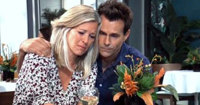 General Hospital: Carly Corinthos (Laura Wright) - Drew Cain (Cameron Mathison)