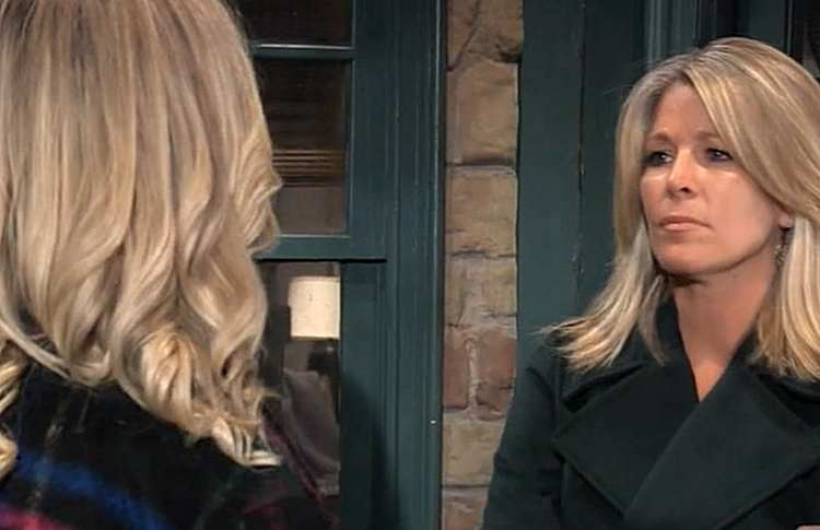 General Hospital: Nina Reeves (Cynthia Watros) - Carly Corinthos (Laura Wright)