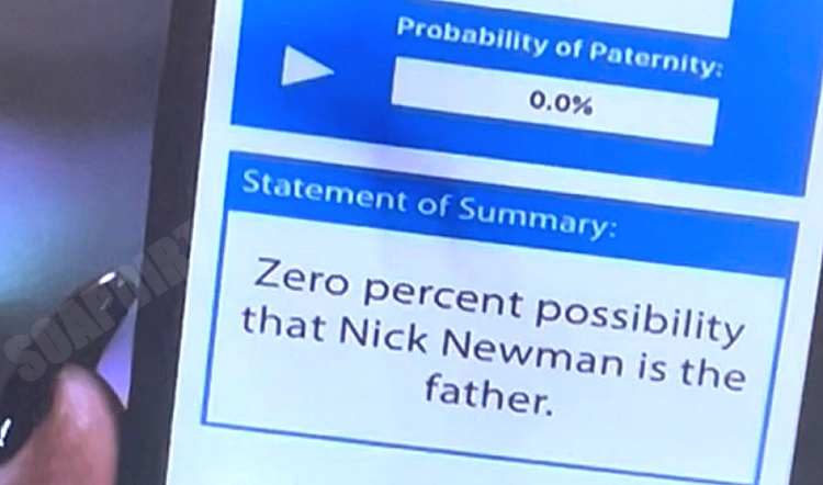 Young and Restless: Sally Spectra paternity test