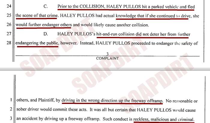 General Hospital: Haley Pullos DUI Lawsuit
