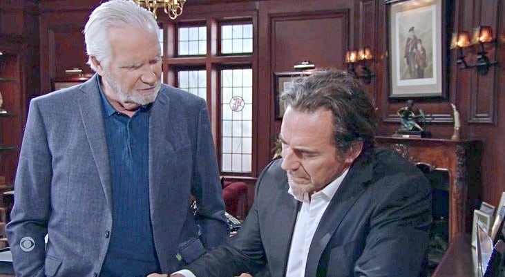 Bold and the Beautiful Spoilers: Ridge Forrester (Thorsten Kaye) - Eric Forrester (John McCook)