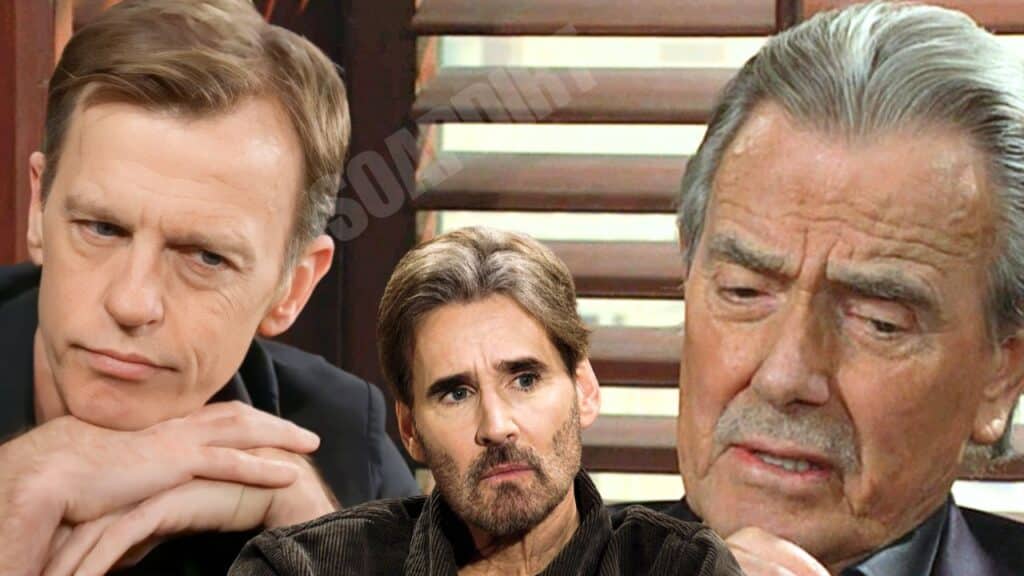 Young and the Restless Spoilers: Victor Newman (Eric Braeden) - Cole Howard (J. Eddie Peck) - Tucker McCall (Trevor St John)