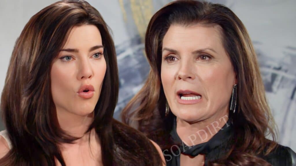 Bold and the Beautiful: Steffy Forrester (Jacqueline MacInnes Wood) - Sheila Carter (Kimberlin Brown)