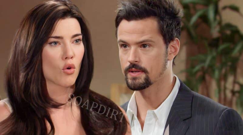 Bold and The Beautiful Spoilers: Thomas Forrester (Matthew Atkinson) - Steffy Forrester (Jacqueline MacInnes Wood)