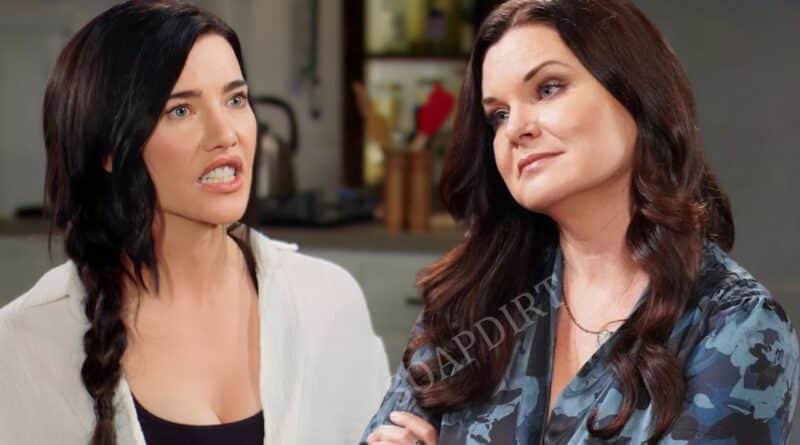 Bold and the Beautiful Spoilers: Steffy Forrester (Jacqueline MacInnes Wood) - Katie Logan (Heather Tom)