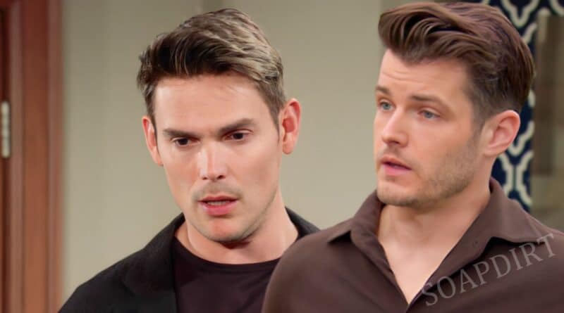 Young and the Restless Spoilers: Kyle Abbott (Michael Mealor) - Adam Newman (Mark Grossman)