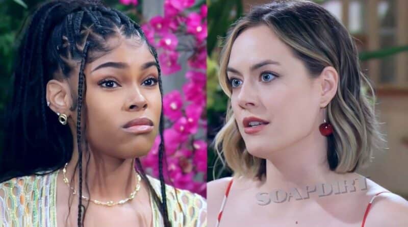 Bold and the Beautiful: Paris Buckingham (Diamond White) - Hope Logan (Annika Noelle)