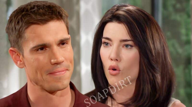 Bold and the Beautiful Spoilers: John Finnegan -Finn (Tanner Novlan) - Steffy Forrester (Jacqueline MacInnes Wood)