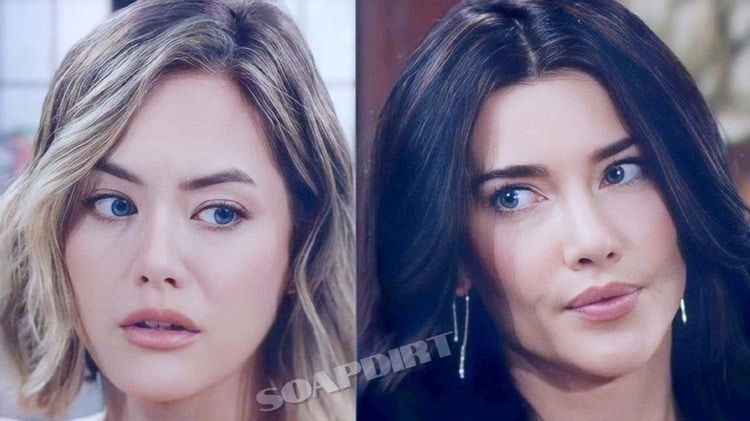 Bold and the Beautiful Spoilers: Steffy Forrester (Jacqueline MacInnes Wood) - Hope Logan (Annika Noelle)