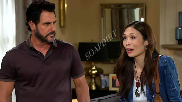 Bold and the Beautiful Spoilers: Poppy Nozawa (Romy Park) - Bill Spencer (Don Diamont)