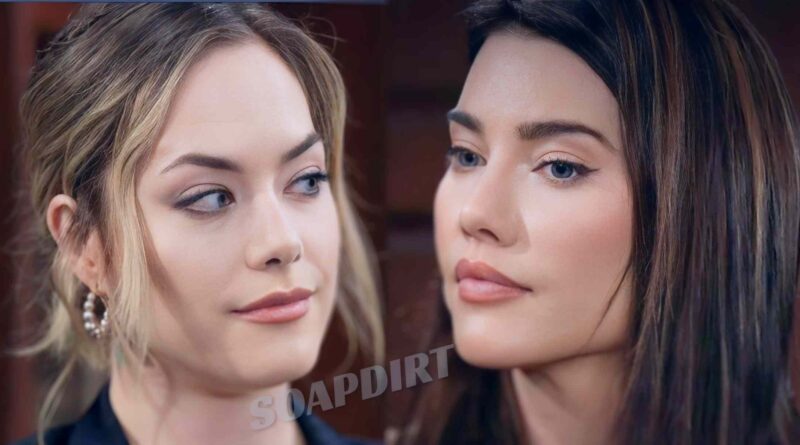 Bold and the Beautiful Spoilers: Steffy Forrester (Jacqueline MacInnes Wood) - Hope Logan (Annika Noelle)