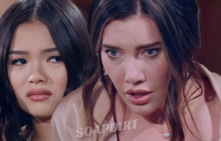 The Bold and the Beautiful Spoilers: Steffy Forrester (Jacqueline MacInnes Wood) – Luna Nozawa (Lisa Yamada)