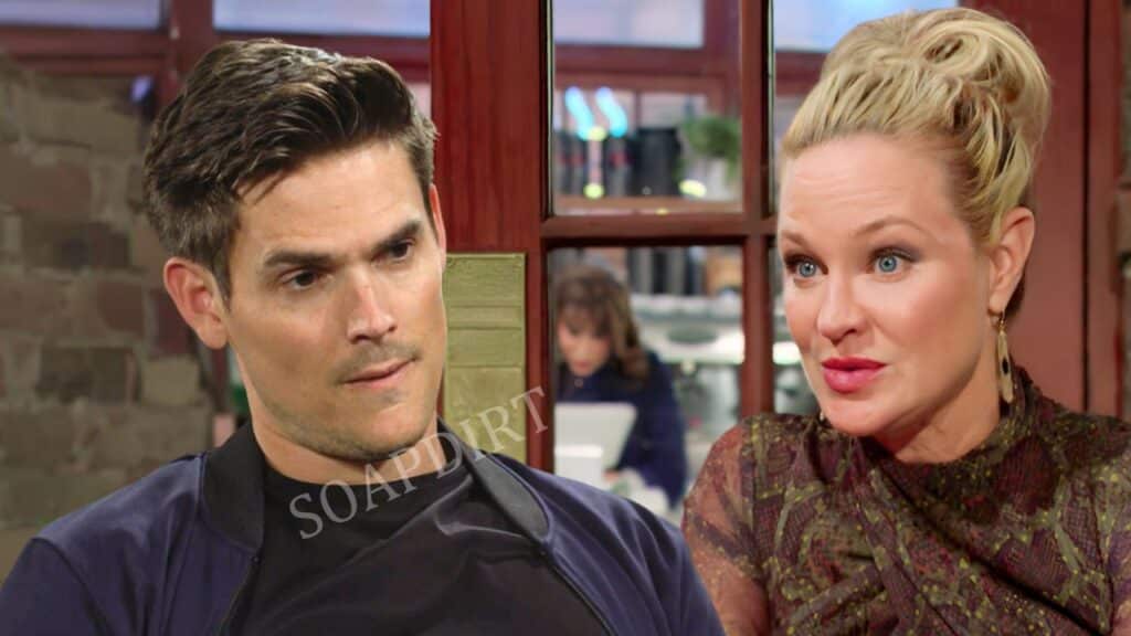 Young and the Restless Spoilers: Sharon Newman (Sharon Case) - Adam Newman (Mark Grossman)