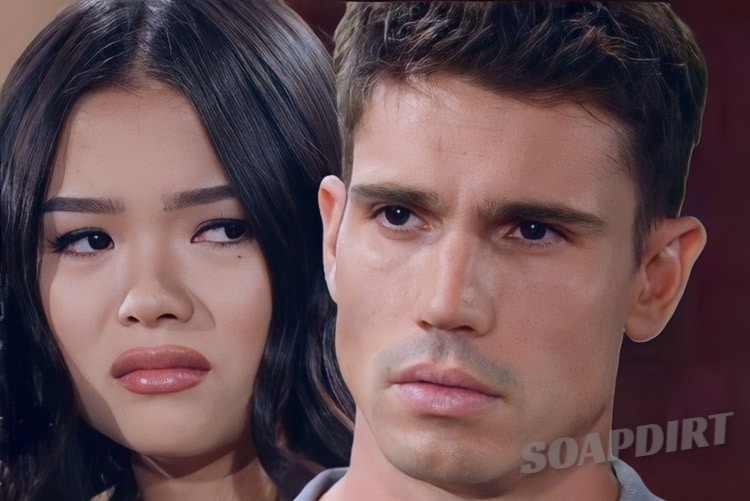 Bold and the Beautiful: Luna Nnozawa (Lisa Yamaada) - Finn - John Finnegan (Tanner Novlan) | CBS