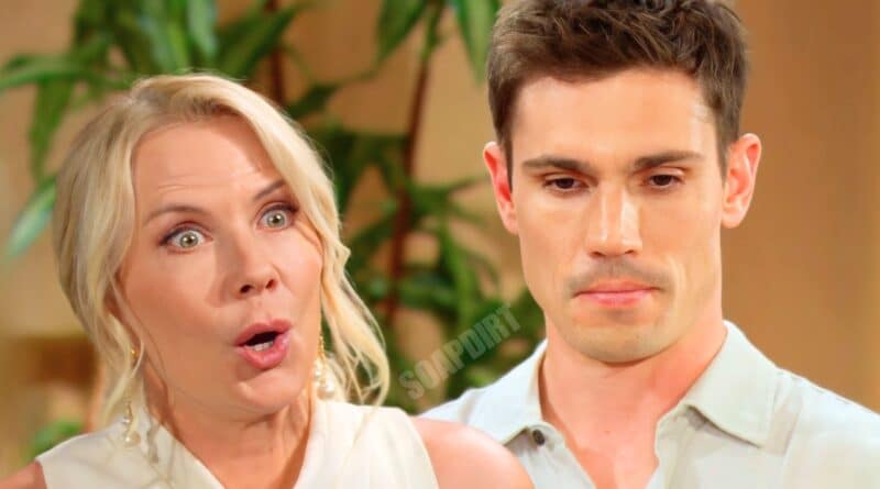 Bold and the Beautiful Spoilers: Brooke Logan (Katherine Kelly Lang) - John Finnegan - Finn - (Tanner Novlan)