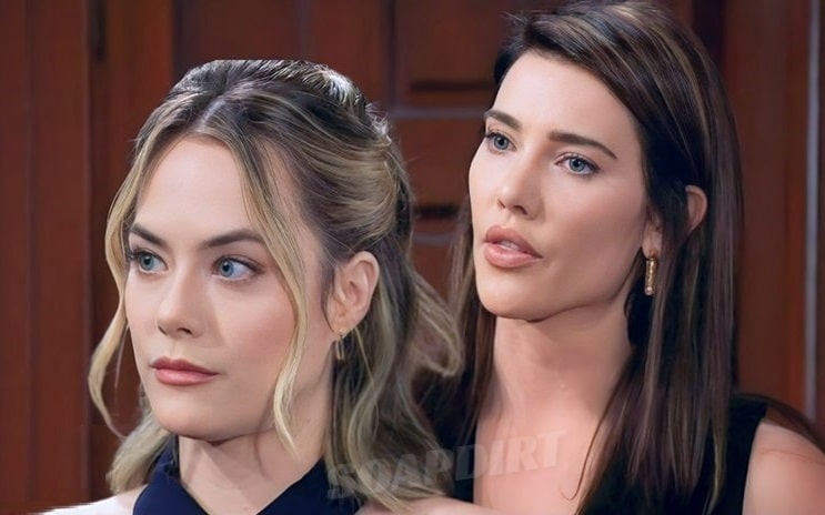 The Bold and the Beautiful Spoilers: Steffy Forrester (Jacqueline MacInnes Wood) - Hope Logan (Annika Noelle)