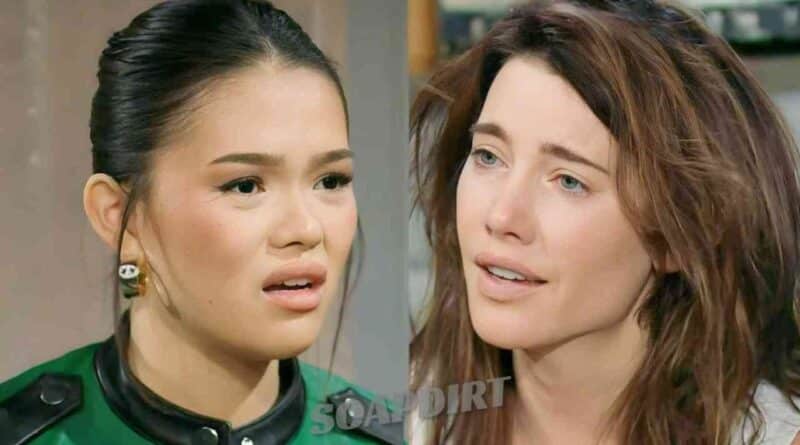 Bold and the Beautiful Spoilers: Steffy Forrester (Jacqueline MacInnes Wood) - Luna Nozawa (Lisa Yamada)