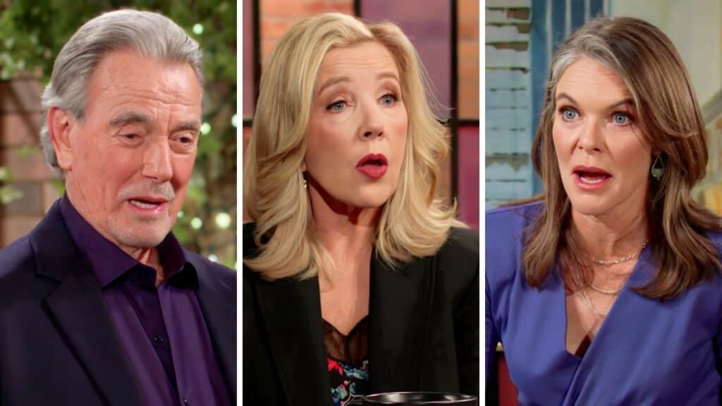 Young and the Restless: Victor Newman, Nikki Newman and Diane Jenkins