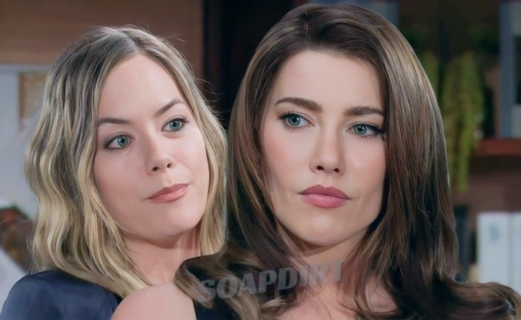 The Bold and the Beautiful Spoilers: Steffy Forrester (Jacqueline McGuinness Wood) - Hope Logan (Annika Noelle)