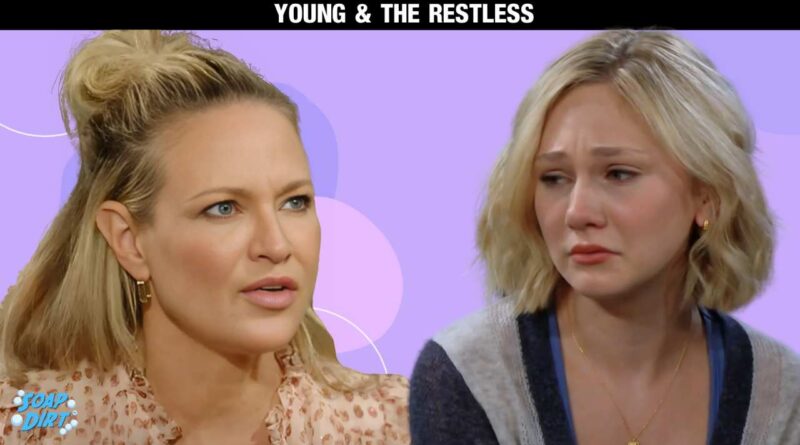 Sharon Newman (Sharon Case) commits shocking acts against Lucy Romalotti (Lily Brooks O'Briant) on The Young and the Restless.