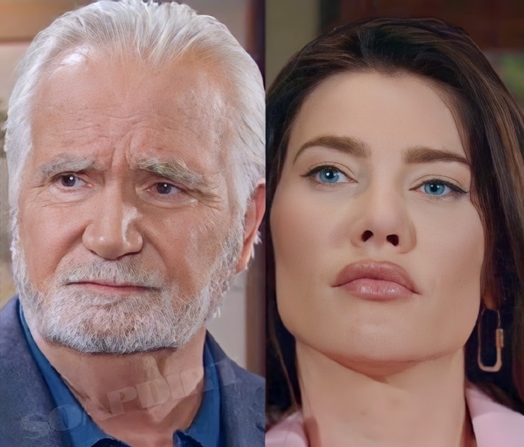 Bold and the Beautiful Spoilers: Eric Forrester (John McCook) - Steffy Forrester (Jacqueline MacInnes Wood)