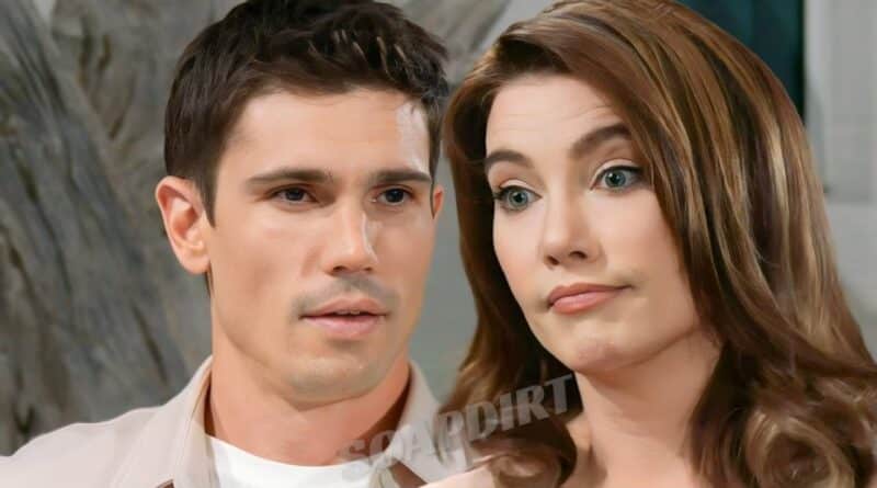 Bold and the Beautiful Spoilers: Steffy Forrester (Jacqueline MacInnes Wood) - John Finnegan - Finn (Tanner Novlan)