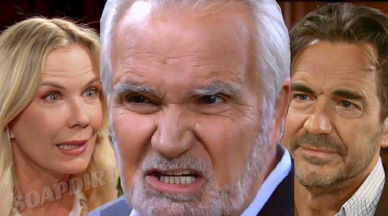 Bold and the Beautiful Spoilers: Brooke Logan (Katherine Kelly Lang) - Eric Forrester (John McCook) - Ridge Forrester (Thorsten Kaye)