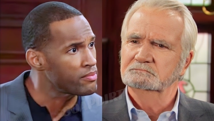 The Bold and the Beautiful spoilers: Carter Walton (Lawrence St. Victor) - Eric Forrester (John McCook)