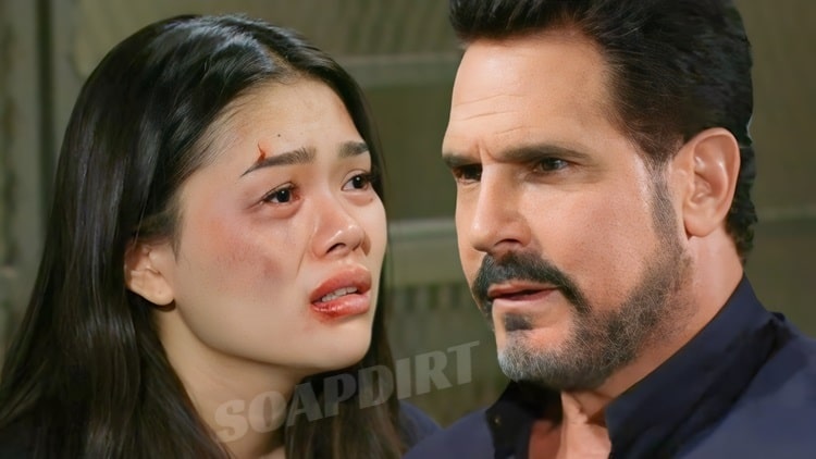 The Bold and the Beautiful: Belle Spencer (Don Diamont) - Luna Nozawa (Lisa Yamada)