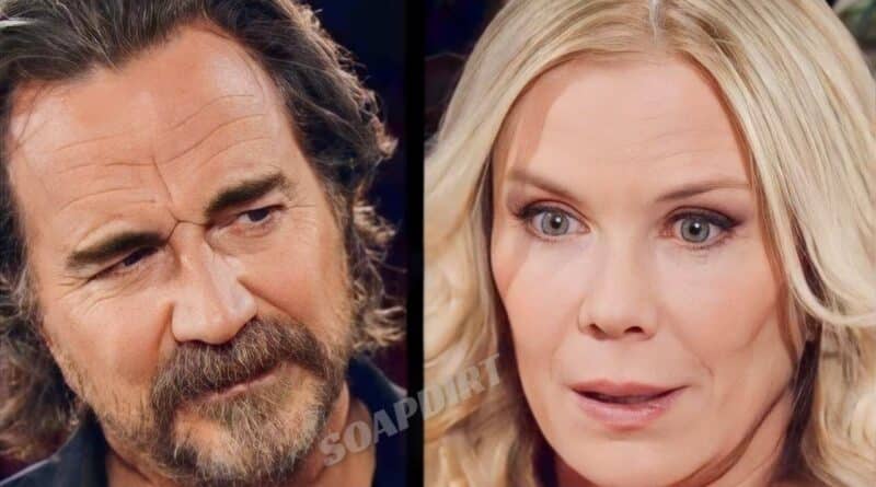 Bold and the Beautiful Spoilers: Brooke Logan (Katherine Kelly Lang) - Ridge Forrester (Thorsten Kaye)