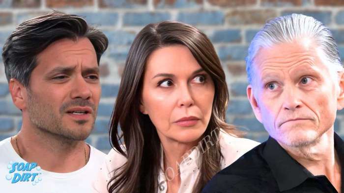 Genera Hospital Spoilers: Dante Falconeri (Dominic Zamprogna) - Anna Devane (Finola Hughes) - Cyrus Renault (Jeff Kober)