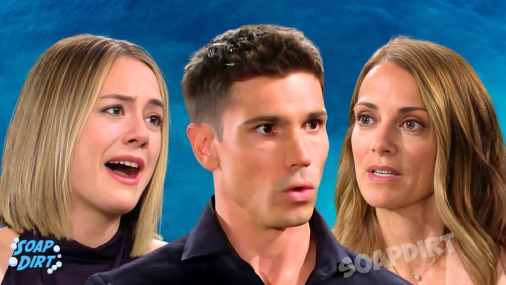 Bold and the Beautiful: Hope Logan (Annika Noelle) - Taylor Hayes (Rebecca Budig) - John Finnegan -Finn (Tanner Novlan)