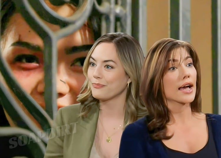 Bold and the Beautiful - Luna Nozawa (Lisa Yamada) - Hope Logan (Annika Noelle) - Steffy Forrester (Jacqueline MacInnes Wood) 