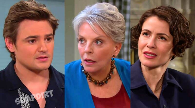 Days of Our Lives Spoilers: Julie Williams (Susan Seaforth Hayes) - Sarah Horton (Linsey Godfrey) - Johnny DiMera (Carson Boatman)