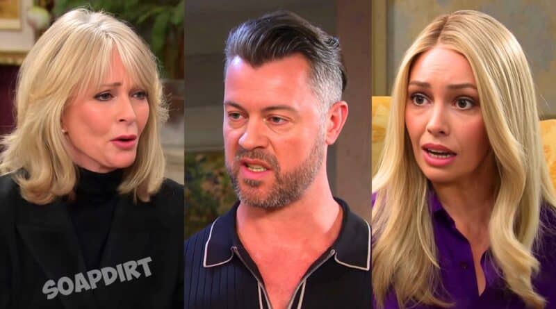 Days of Our Lives Spoilers: Theresa Donovan (Emily O'Brien) - Marlena Evans (Deidre Hall) - EJ DiMera (Dan Feuerriegel)