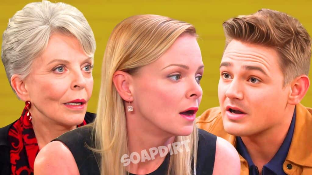 Days of Our Lives Spoilers: Julie Williams (Susan Seaforth Hayes) - Belle Black (Martha Madison) - Johnny DiMera (Carson Boatman)