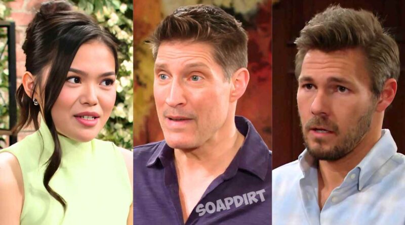 Bold and the Beautiful: Liam Spencer (Scott Clifton) - Luna Nozawa (Lisa Yamada) - Deacon Sharpe (Sean Kanan)