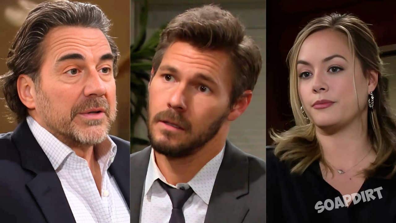 Bold and the Beautiful Spoilers April 28-May 2: Liam Tells Hope No & Ridge Fumes