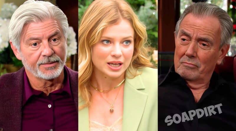 Young and the Restless: Victor Newman (Eric Braeden), Summer Newman (Allison Lanier) - Martin Laurent (Christopher Cousins)